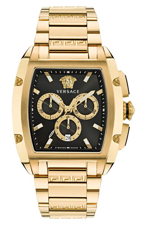 versace dominus chronograph watch|Versace watches gold.